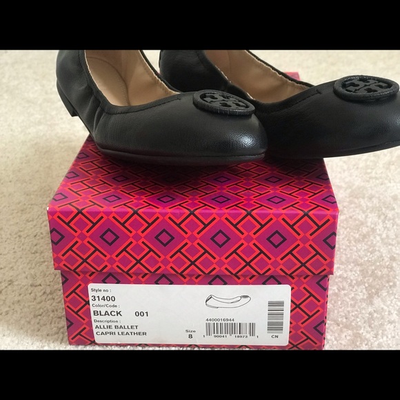 💕💕Tory Burch Allie Ballet- Capri Leather - Picture 7 of 8